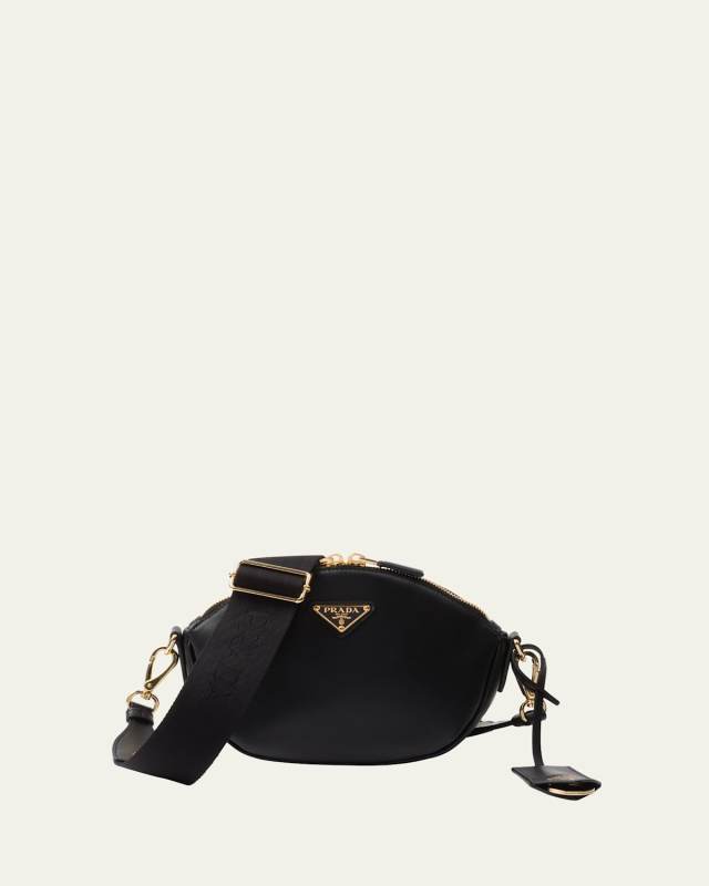 City Zip Leather Crossbody Bag